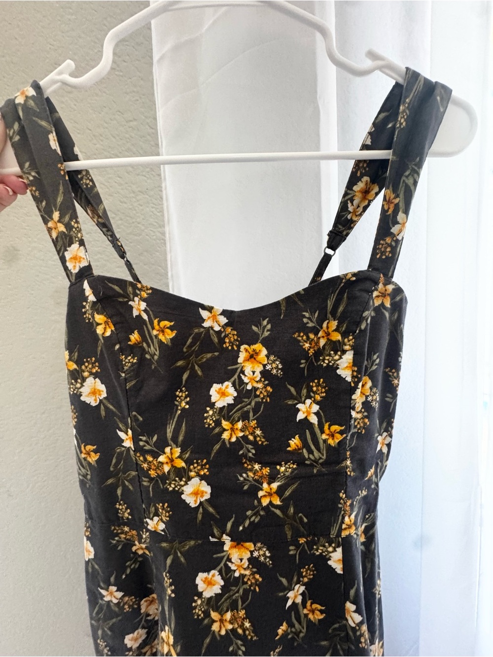 Abercrombie & Fitch Sweetheart Floral Mini Dress